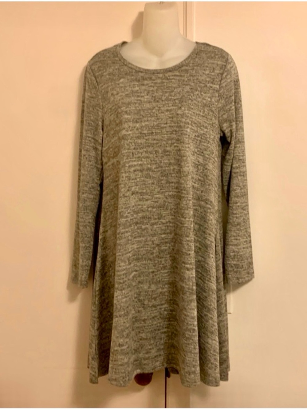 NWT Cozy Cabincore Grey Sweater Dress